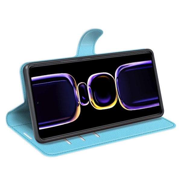 Klassisk Xiaomi Redmi K60 / K60 Pro Flip Etui - Blå Blue