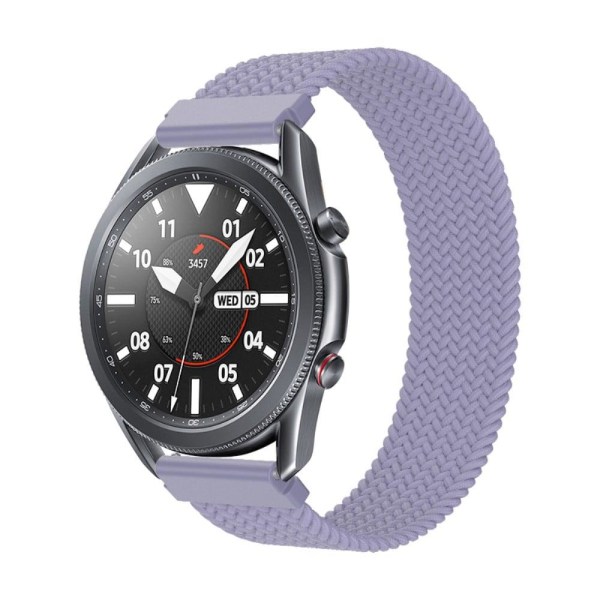 Elastinen nailon kellohihna Samsung Galaxy Watch 4:lle - Laventeli Violetti Koko: M Purple