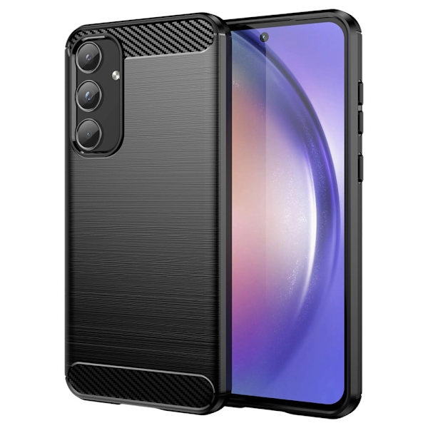 Carbon Flex Samsung Galaxy A55 cover - Sort Black