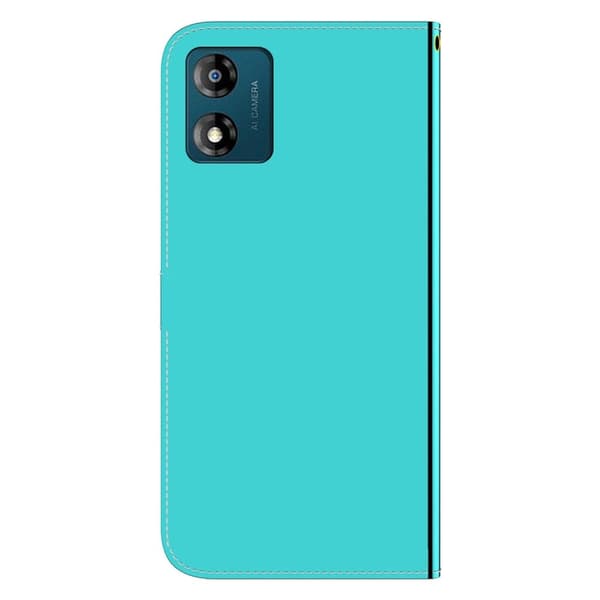 Mirror Motorola Moto E13 Läppäkotelo - Syaani Green