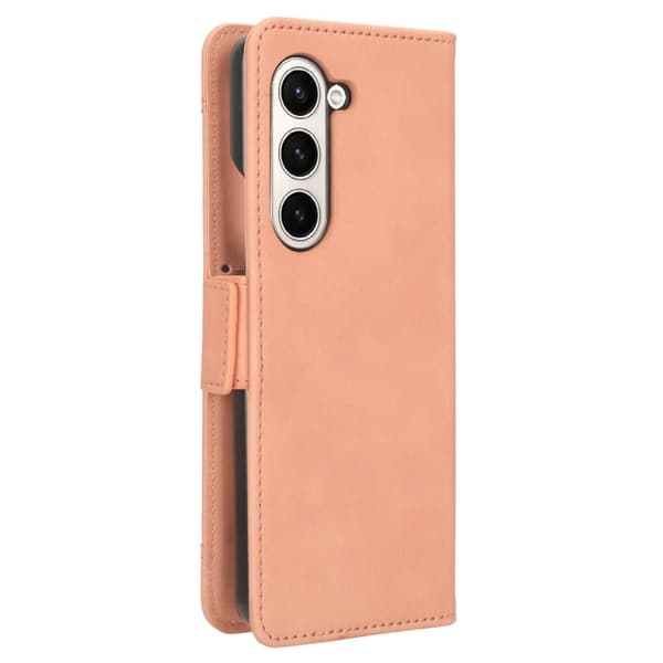 Modernt Samsung Galaxy Z Fold6 fodral med plånbok - Rosa Rosa
