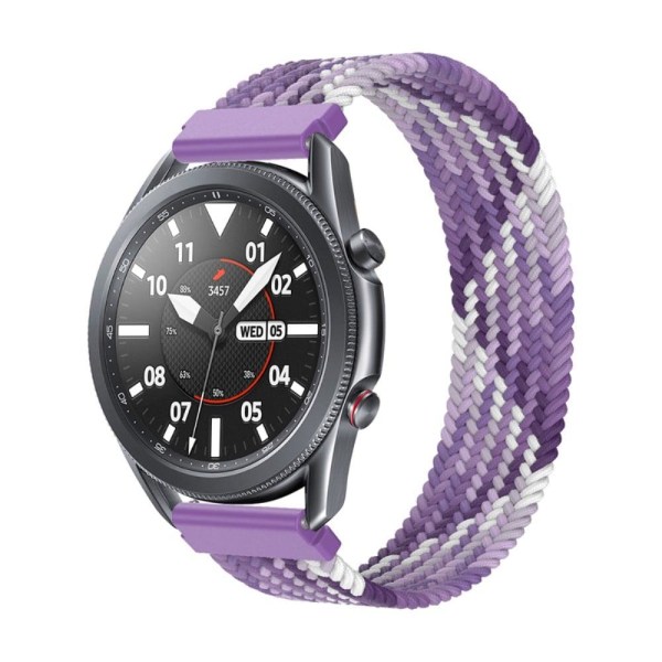 Elastic nylon watch strap for Samsung Galaxy Watch 4 - Purple Si Lila