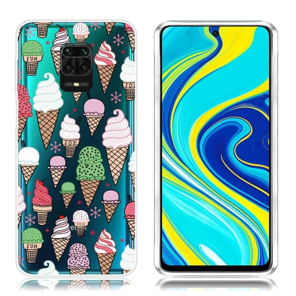 Deco Xiaomi Redmi Note 9 Pro / Xiaomi Redmi Note 9S / Xiaomi Redmi Note 9 Pro Max skal - Glass multifärg