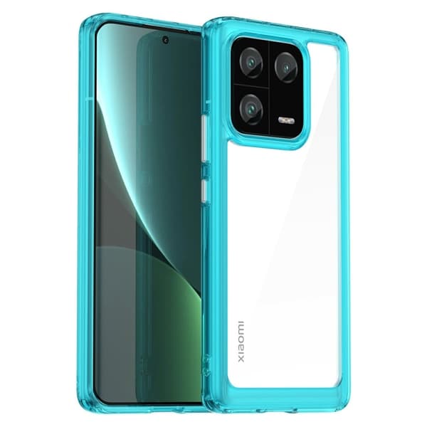Xiaomi 13 Pro smart telefonskal i akryl - Transparent Blå Blå