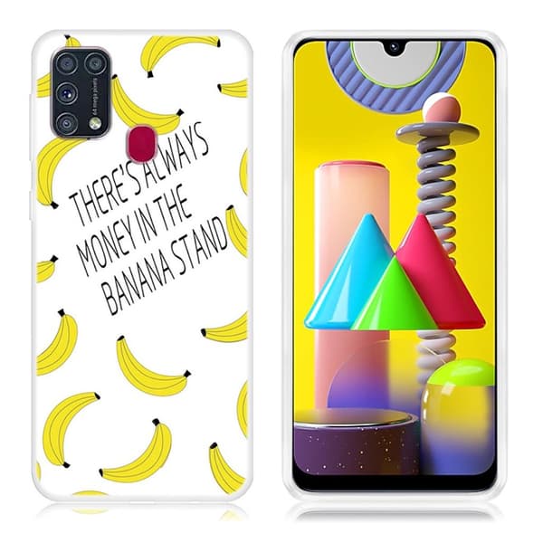 Deco Samsung Galaxy M31 Etui - Banana Yellow