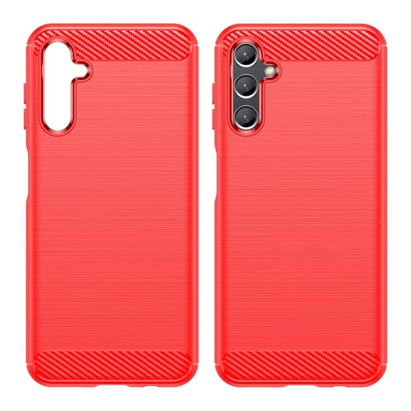 Carbon Flex Fodral Samsung Galaxy A14 - Röd Röd