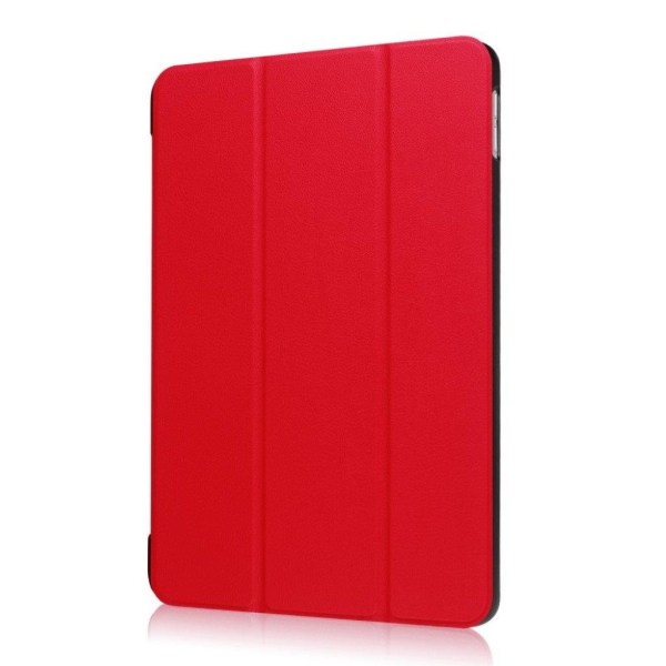 iPad (2017) tri-fold läderfodral - Röd Röd