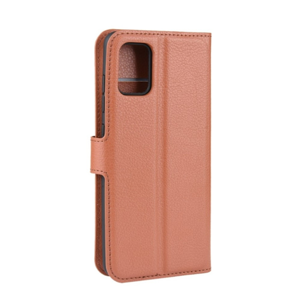 Classic Samsung Galaxy A51 flip case - Brun Brown