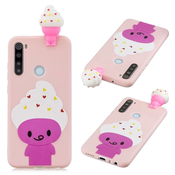 Cute 3D Samsung Galaxy A21 skal - Rosa Rosa