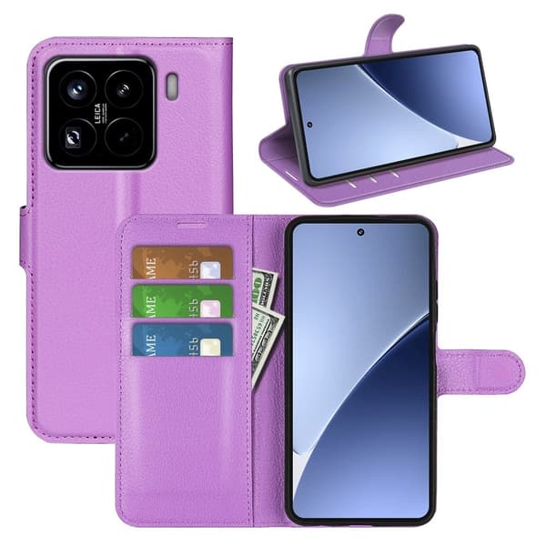 Classic Xiaomi 15 Pro flip etui - Lilla Purple