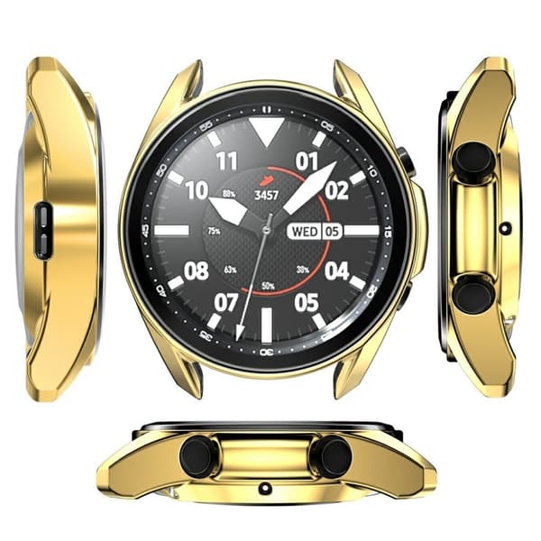 Samsung Galaxy Watch 3 (41mm) holdbar electroplated bumper - guld Gold