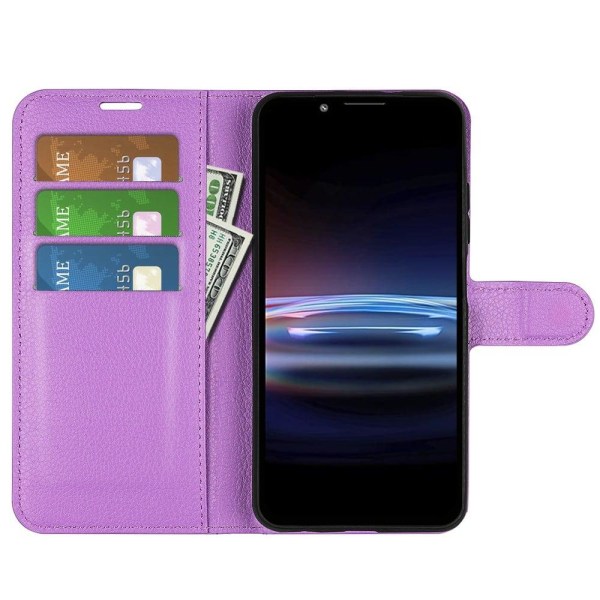 Classic Sony Xperia Pro-I flip kuoret - Violetti Purple