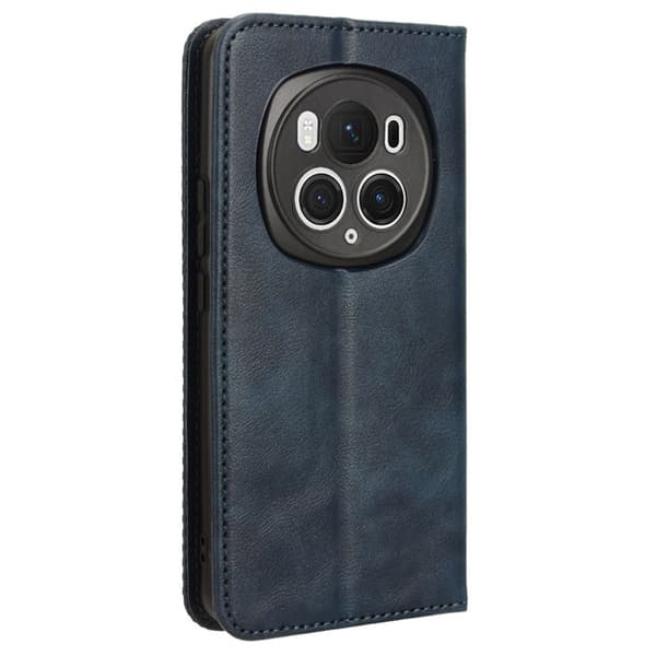 Bofink Vintage Honor Magic 6 Pro nahkakotelo - Sininen Blue