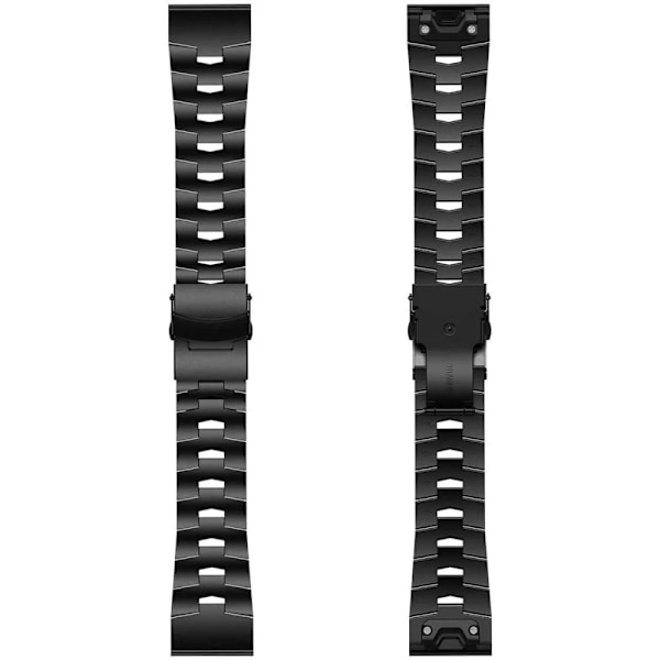 Urrem i titaniumlegering til Garmin-ur - Sort Black