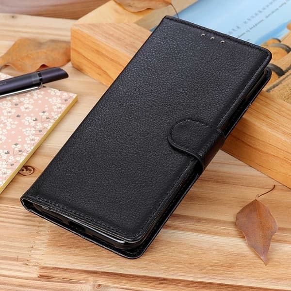 Classic Motorola Edge 50 Pro flip etui - Svart Black