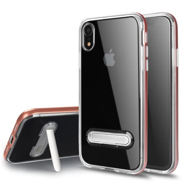 iPhone Xr beskyttelses deksel av hybrid materiale - Rødguld Multicolor
