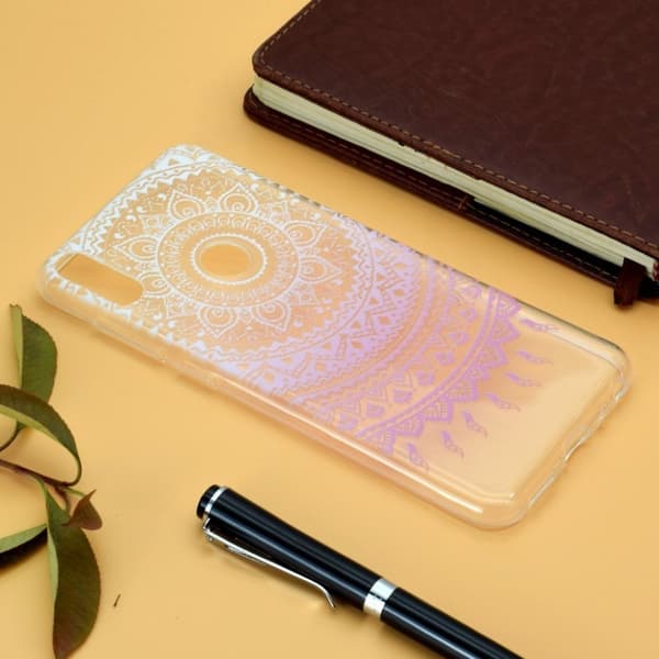 Deco ASUS ZenFone Max Pro (M2) deksel - Rosa Mandala Pink