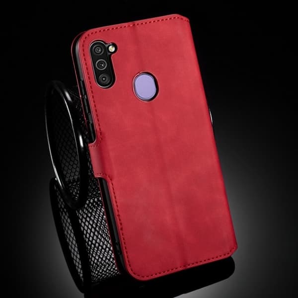DG.Ming Retro Samsung Galaxy A11 fodral - Röd Röd