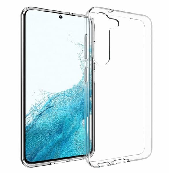 Ultratynt, gjennomsiktig etui til Samsung Galaxy S23 Transparent