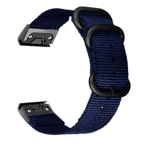 22mm nylon watch strap for Garmin and Coros watch - Blue Blå