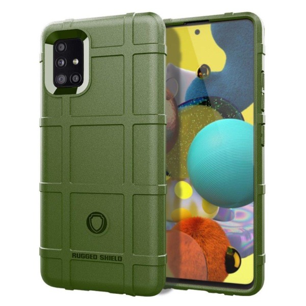 Rugged Shield Samsung Galaxy A51 skal - Grön Grön