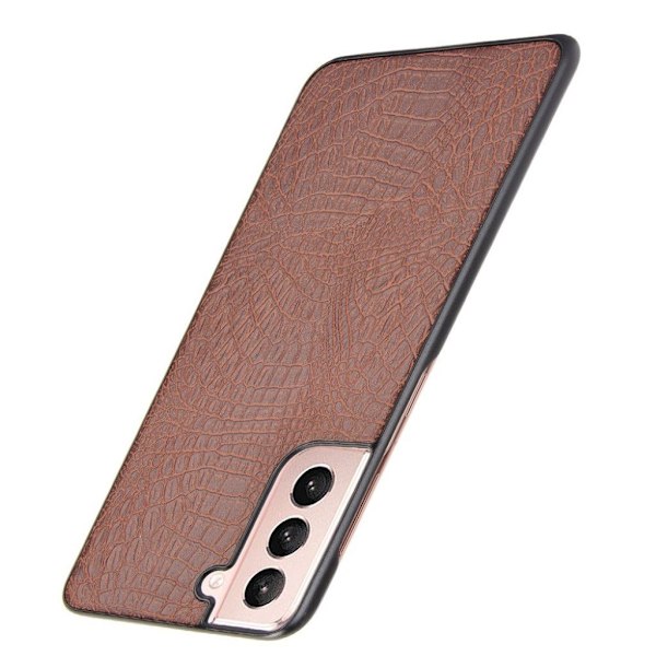 Krokokotelo Samsung Galaxy S21 - ruskea Brown