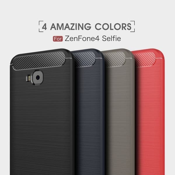 ASUS ZenFone 4 Selfie Pro (ZD552KL) Skal i karbonfiber - Grå Silvergrå