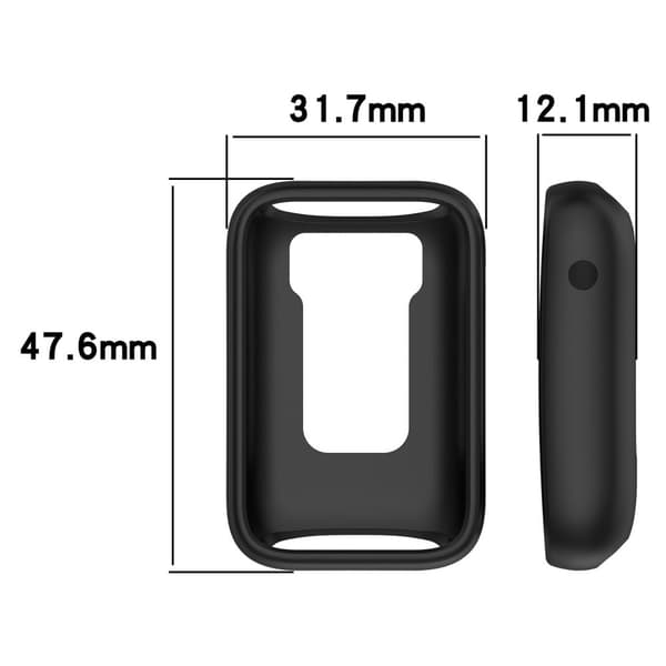 Xiaomi Mi Band 7 Pro silikonisuojus - Harmaa Silver grey
