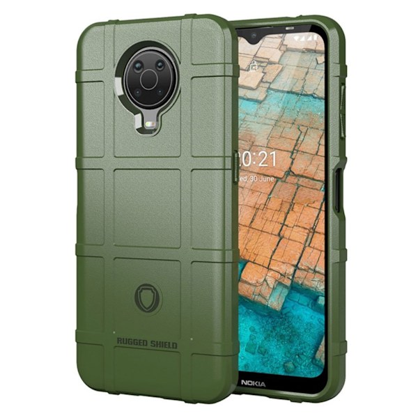 Rugged Shield Nokia G10 / Nokia G20 skal - Grön Grön