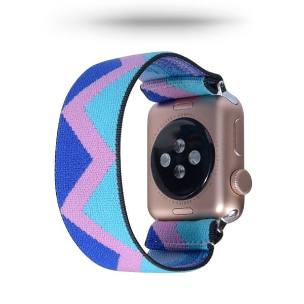 Apple Watch Series 5 / 4 44mm nylonkellonauha - Sininen Kolmio Blue