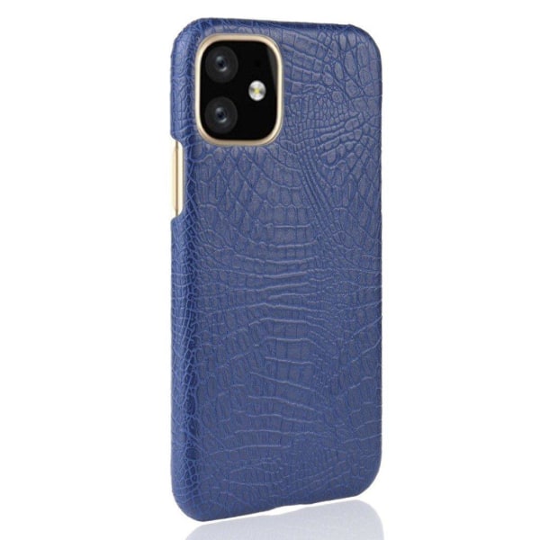 Croco iPhone 11 cover - Blå Blue