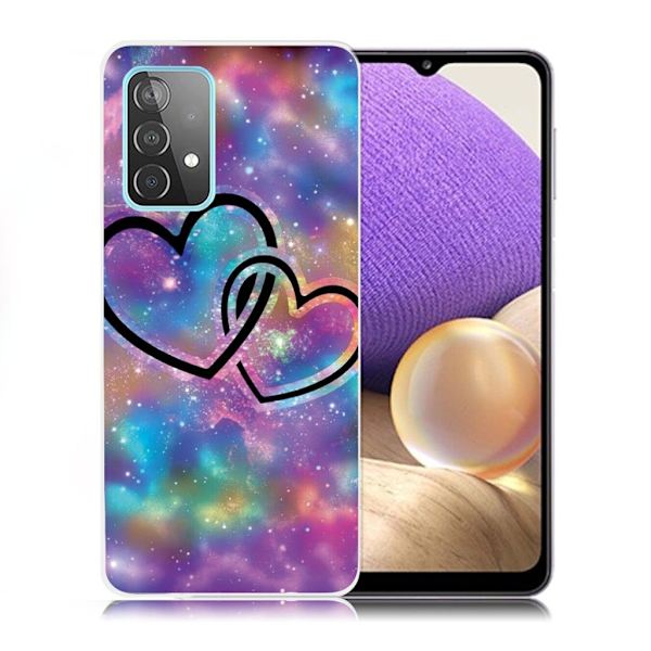 Deco Samsung Galaxy A32 5G etui - hjerter
