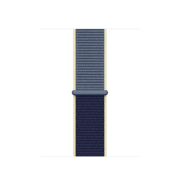 Apple Watch Series 5 44mm dual tone nylon urrem - Mørkeblå / is blå Blue