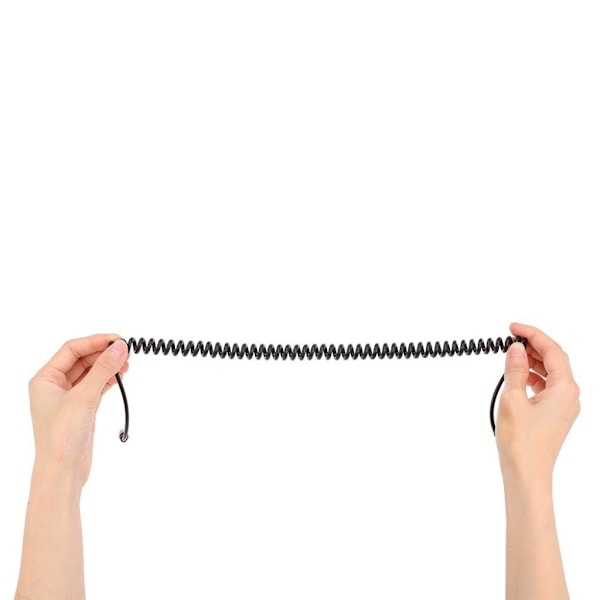 1.7m audio extender 3.5mm AUX uros tehdä kaapeli - Musta Black