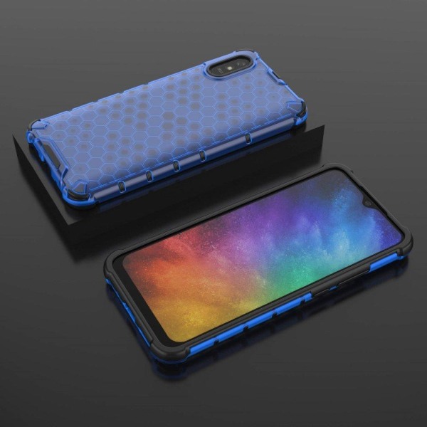 Bofink Honeycomb Xiaomi Redmi 9A Etui - Blå Blue