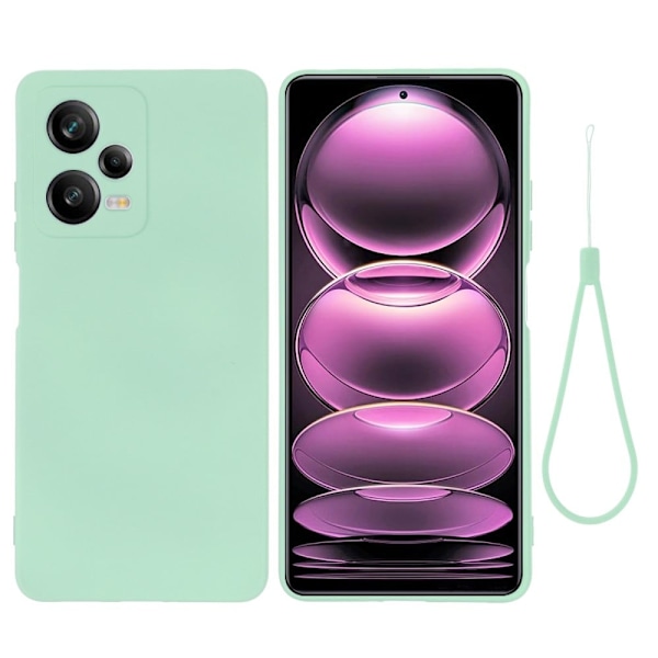 Matte Liquid silikone cover til Xiaomi Redmi Note 12 Pro Plus - Grøn Green