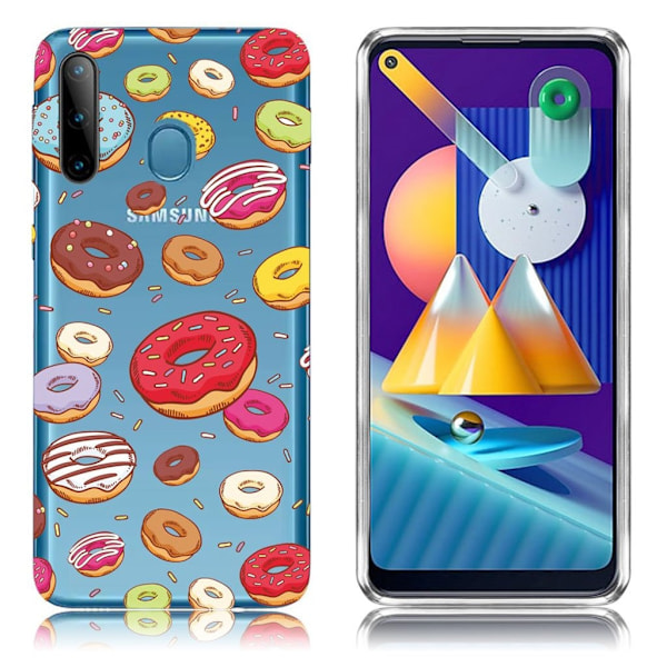 Deco Samsung Galaxy A11 / M11 Cover - Doughnuts Multicolor