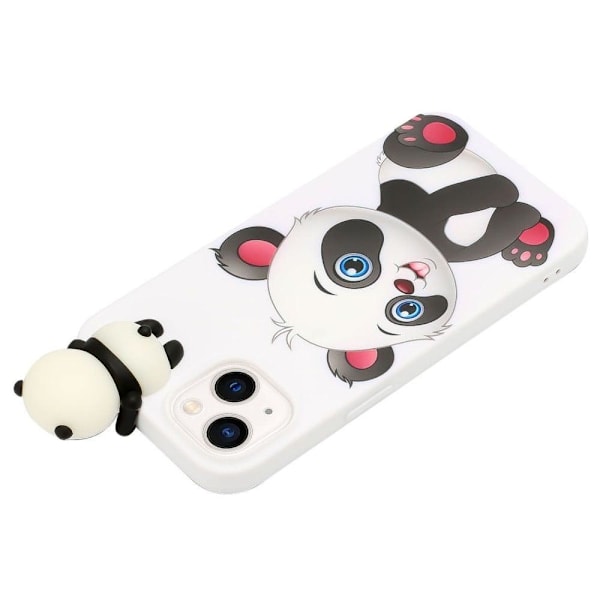 Cute 3D iPhone 14 Plus skal - Vit Vit