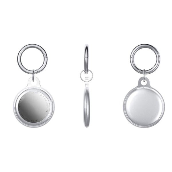 AirTags lasitettu laukku avaimenperällä - Hopea/Harmaa Silver grey