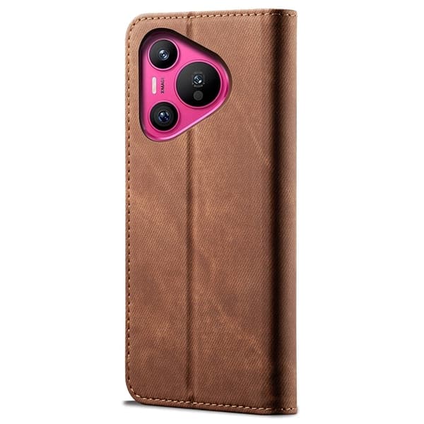 Jeans Huawei Pura 70 fodral - Kaffe Brun