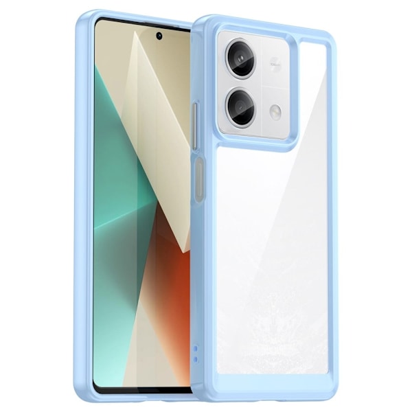 Xiaomi Redmi Note 13 smart akryl cover - Blå Blue