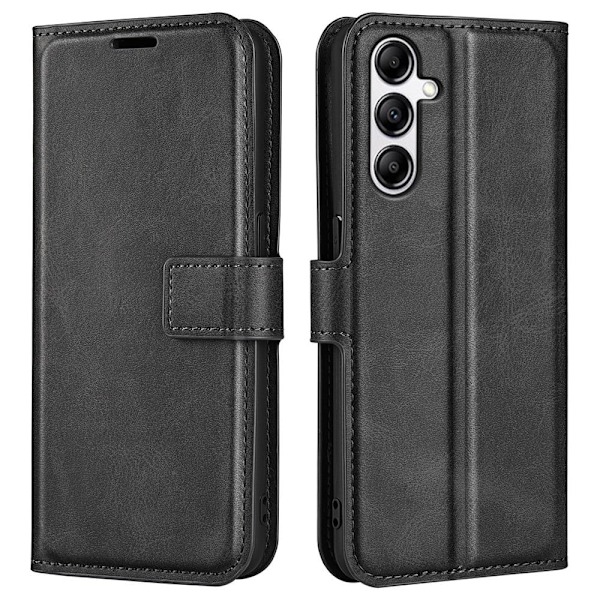 Lompakko Nahkakotelo For Samsung Galaxy A34 5G - Musta Black