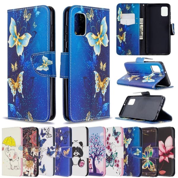Wonderland Samsung Galaxy A31 kotelot - Metalliset perhoset Multicolor