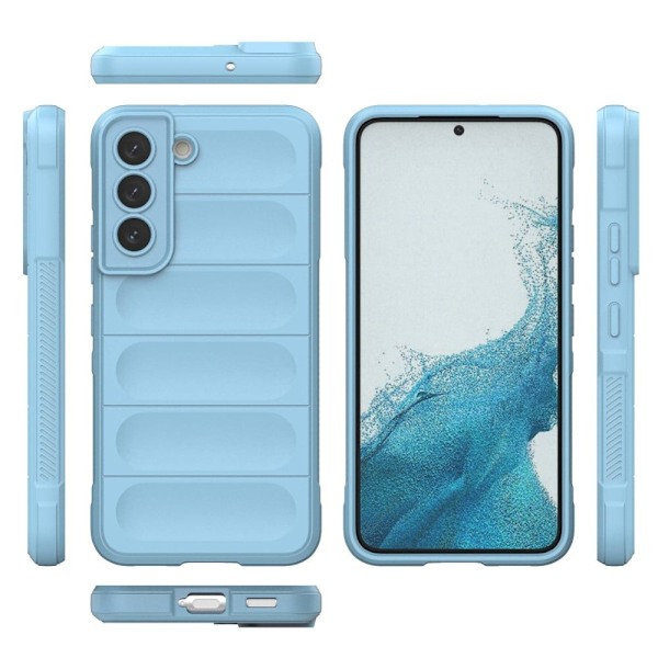 Blødt grebsformet cover til Samsung Galaxy S22 - Blå Blue