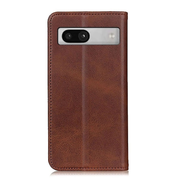 Äkta läder Google Pixel 7a fodral - Brun Brun