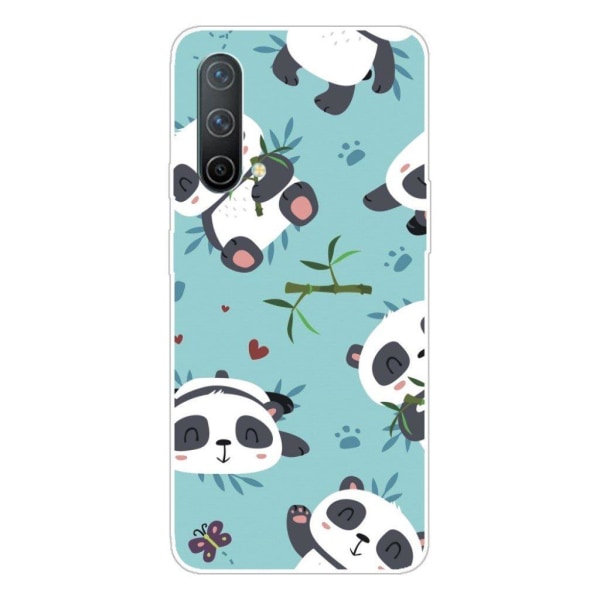 Deco OnePlus Nord CE 5G Suojakotelo - Panda And Bamboo Multicolor