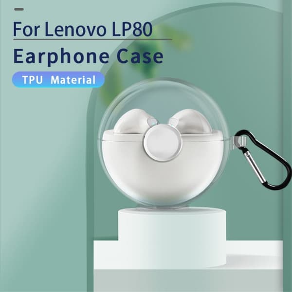 Lenovo LP80 LivePods gennemsigtigt etui White
