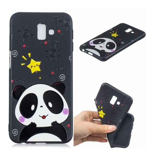 Samsung Galaxy J6 Plus (2018) patterned soft case - Cute Panda multifärg