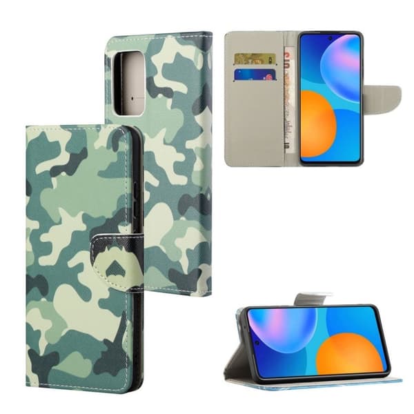 Wonderland Samsung Galaxy A32 flip etui - Camouflage Green