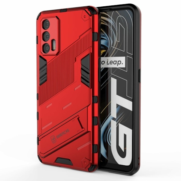 Stødsikker Hybrid Cover med A Moderne Touch til Realme GT 5G - Rød Red